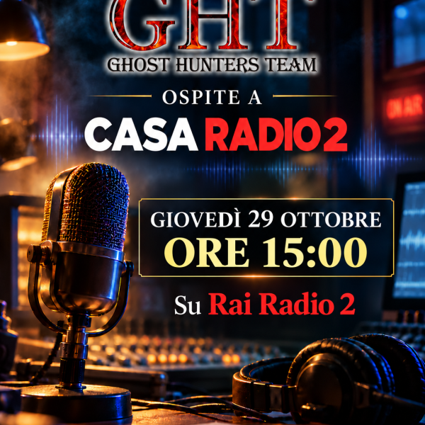 Il Ghost Hunters Team ospite a Casa Radio2 con Elenoire Casalegno